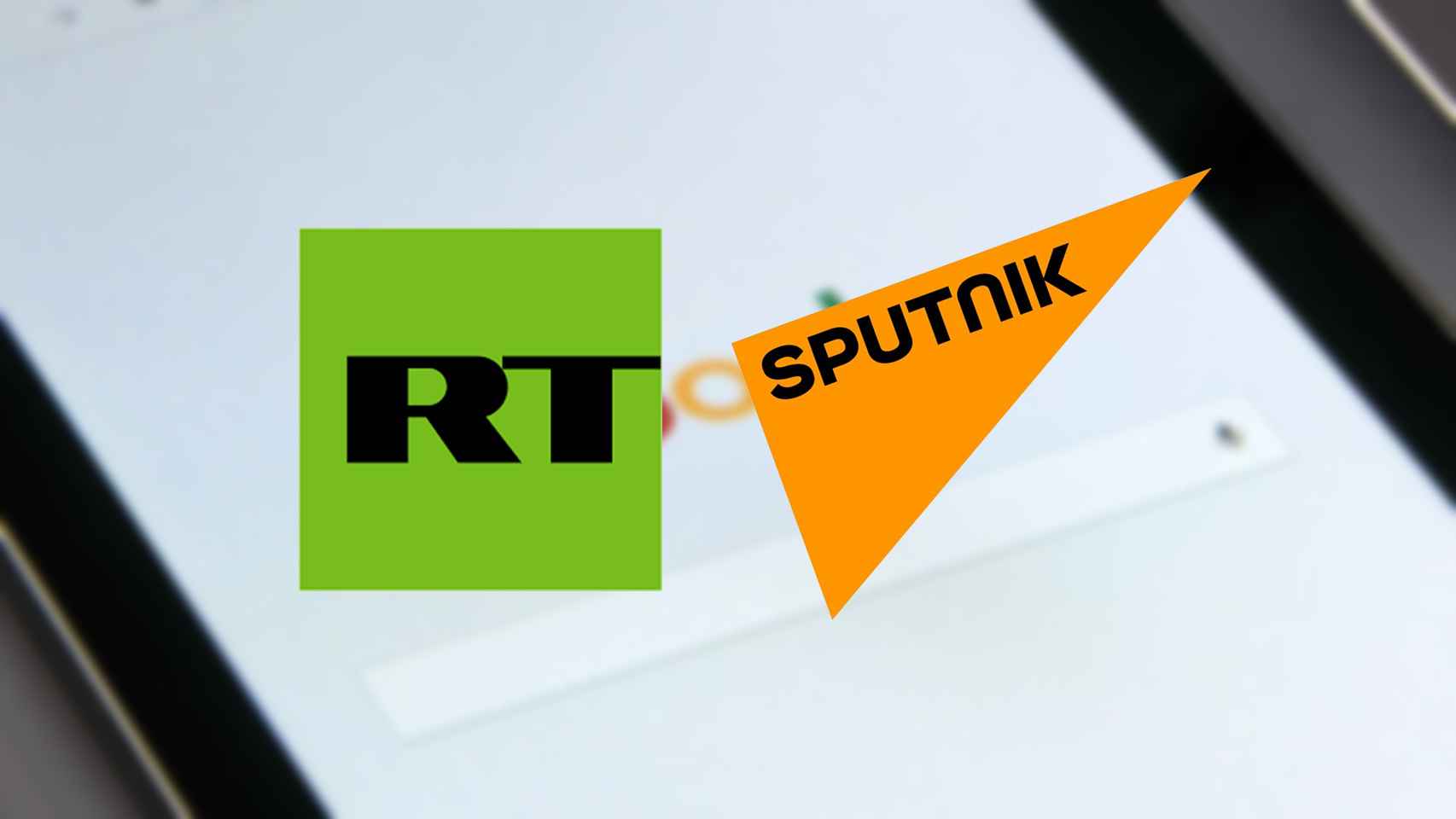 Logos de RT y Sputnik.