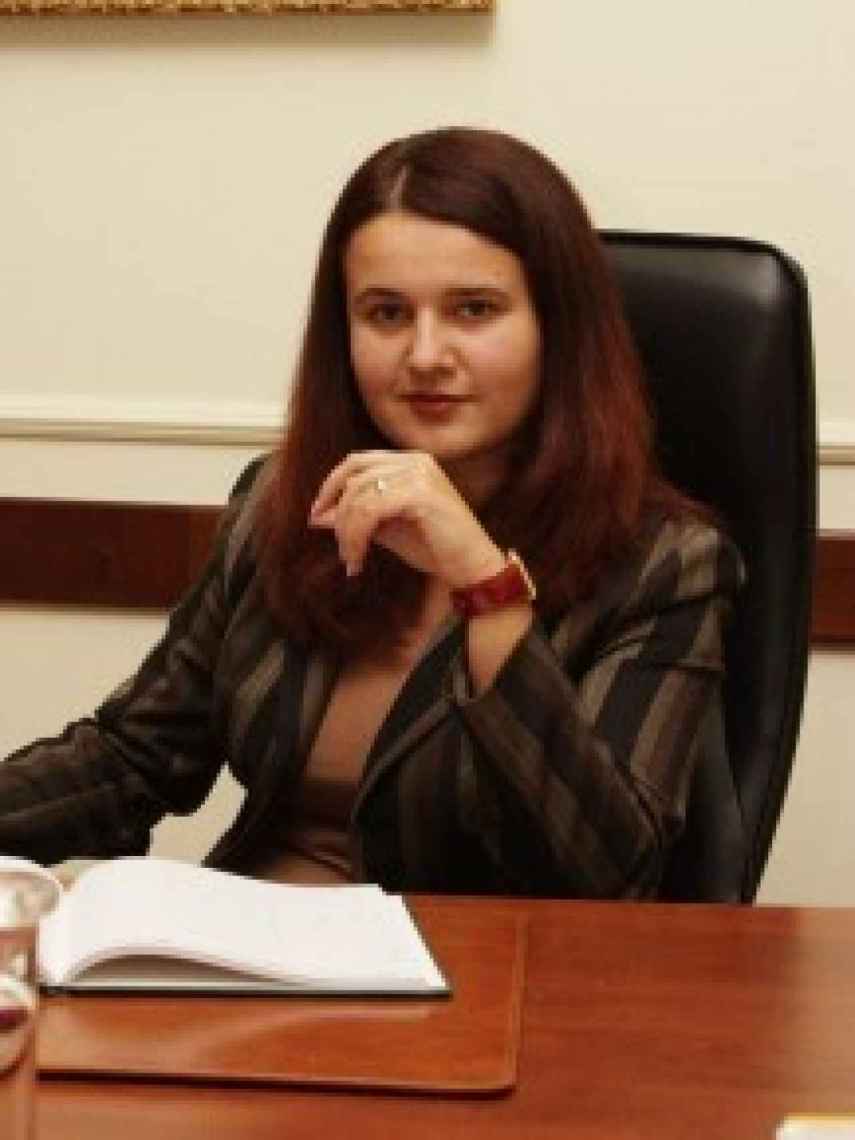 Una joven Markarova, en sus primeros cargos en el Ministerio de Finanzas.