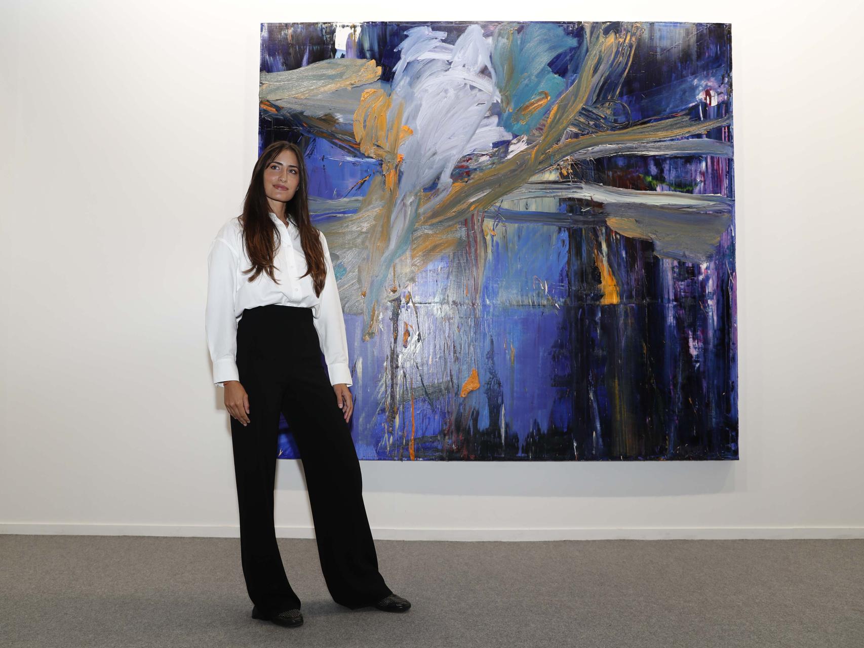 Rachel Valdés en la Feria de ARCO en 2021.