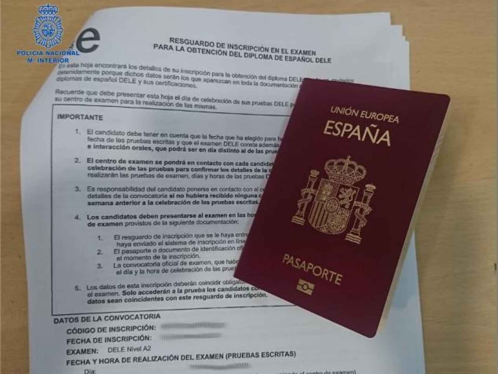 Examen para la obtención de la nacionalidad española