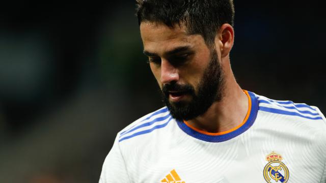 Isco Alarcón, en un partido del Real Madrid de la temporada 2021/2022