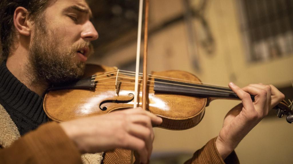 Un violinista ucraniano en Madrid: 