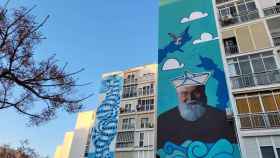 'El pescador moderno' se une a los 62 murales artísticos de Estepona.