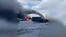 An-225 Mriya destruido en el aeródromo de Hostomel.