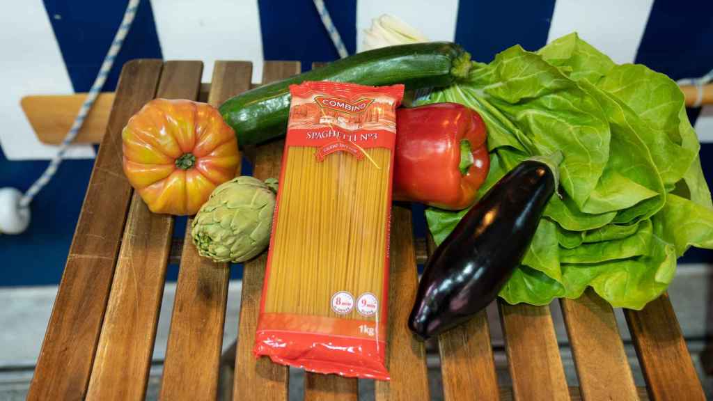 El paquete de espaguetis de Combino, la marca blanca de Lidl.