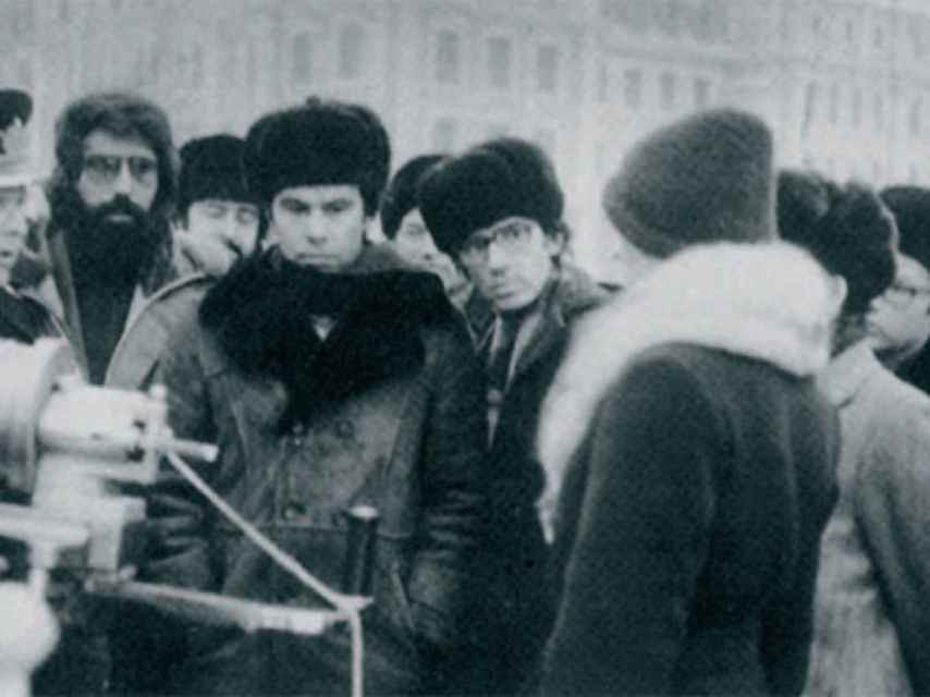 Felipe González y Alfonso Guerra en Moscú.