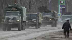 El ejército ruso en su avance por Ucrania.