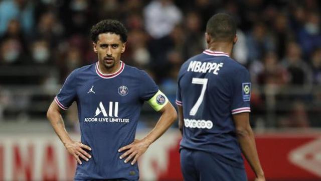 Marquinhos y Mbappé