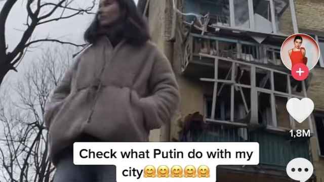 Imagen de un vídeo de @valerisssh, ucraniana en TikTok.