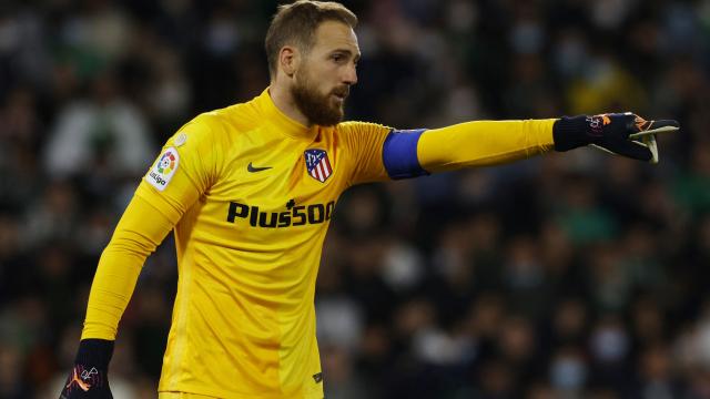 Jan Oblak, en un partido del Atlético de Madrid de la temporada 2021/2022