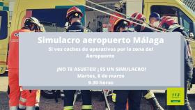 Simulacro en el aeropuerto de Málaga: habrá operativos de emergencia este martes a las 9:30 horas