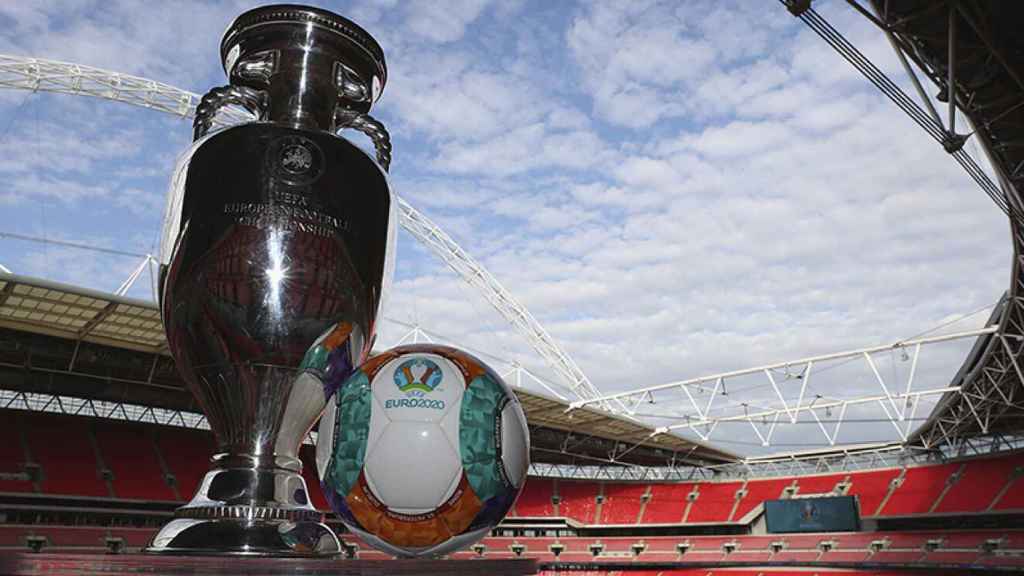 El título de la Eurocopa 2020 en Wembley.
