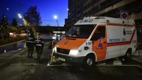 Una ambulacia de Protección Civil en Navarra (Europa Press).