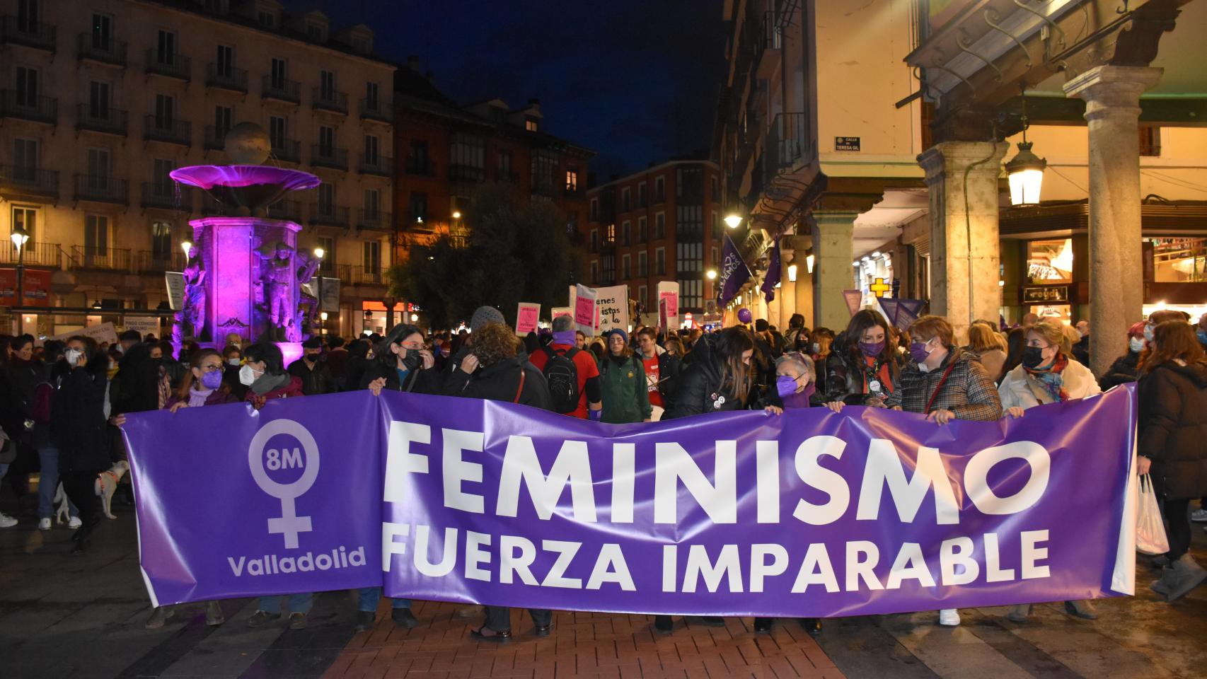 Manifestación del 8-M en Valladolid