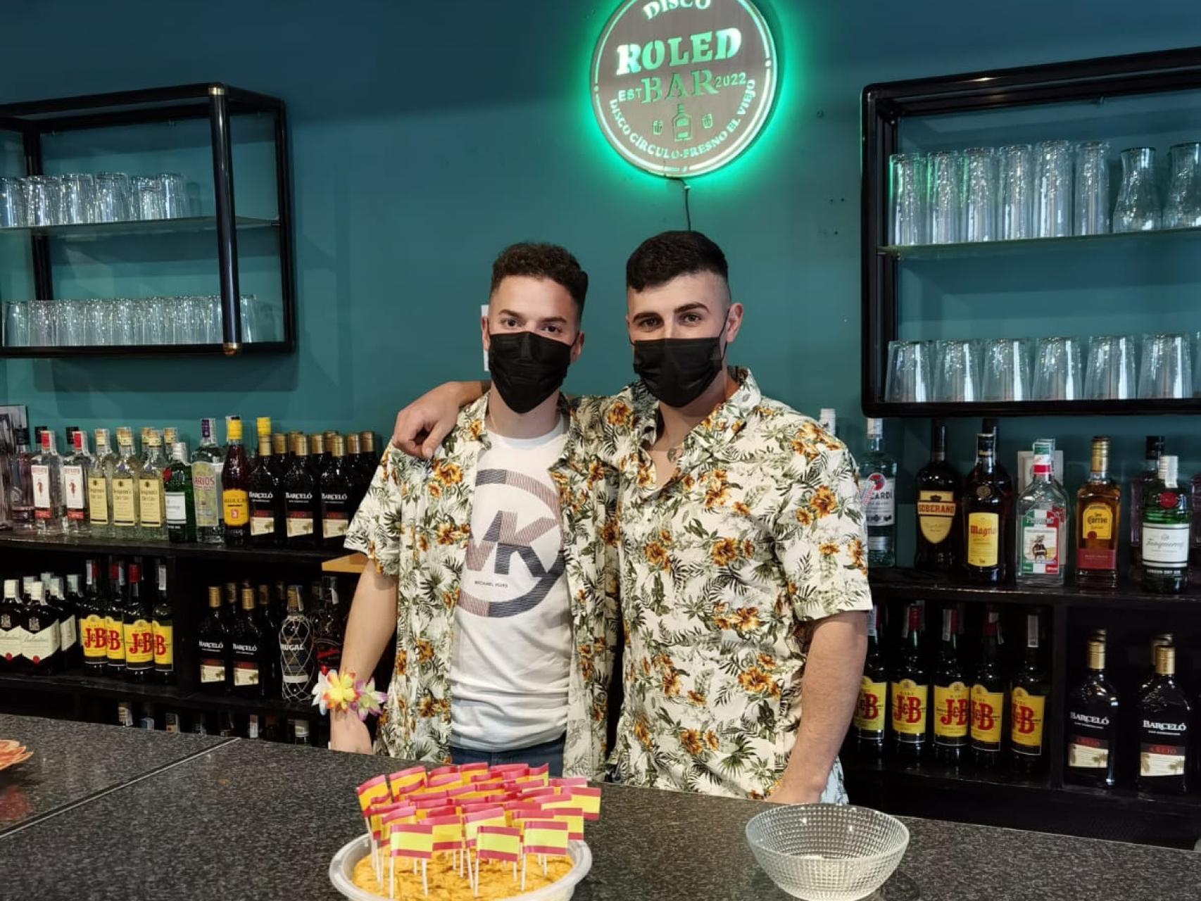 Sergio Mulas y Carlos Monsalvo en el Disco-Bar ROLED
