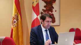 Suárez-Quiñones, durante una videoconferencia