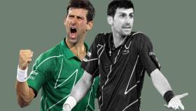 Novak Djokovic, en un fotomontaje
