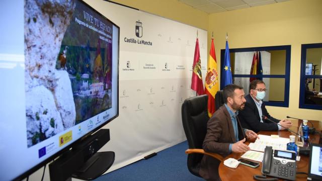 El consejero de Desarrollo Sostenible, José Luis Escudero, presenta 'Vive tu Espacio'. Foto: JCCM