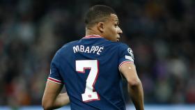 Kylian Mbappé, en el Santiago Bernabéu