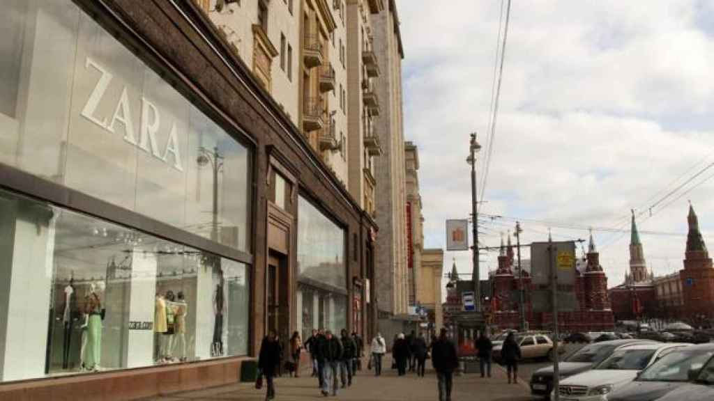 Tienda de Zara en Moscú.