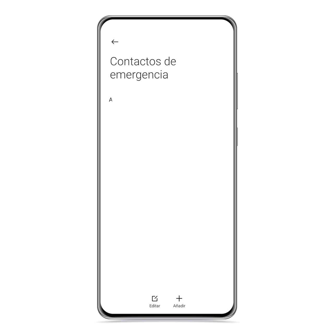 Emergency contacts on Xiaomi