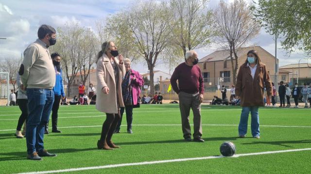 Inauguración del campo de fútbol de césped artificial del CEIP Fernando de Rojas de Seseña