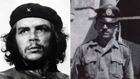 A la izquierda, el Che Guevara, a la derecha, Mario Terán Salazar.