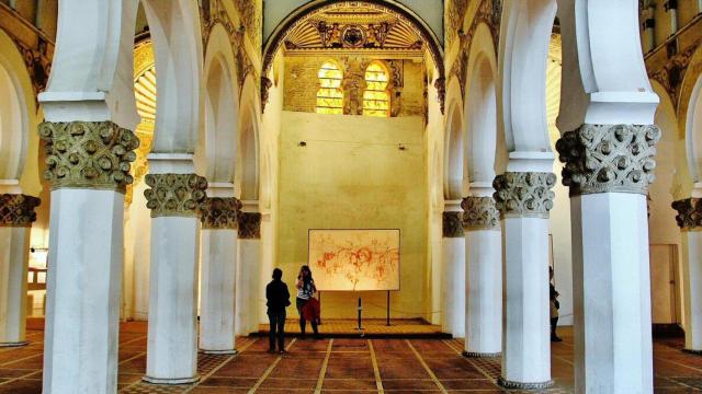 Sinagoga de Santa María la Blanca, en Toledo.