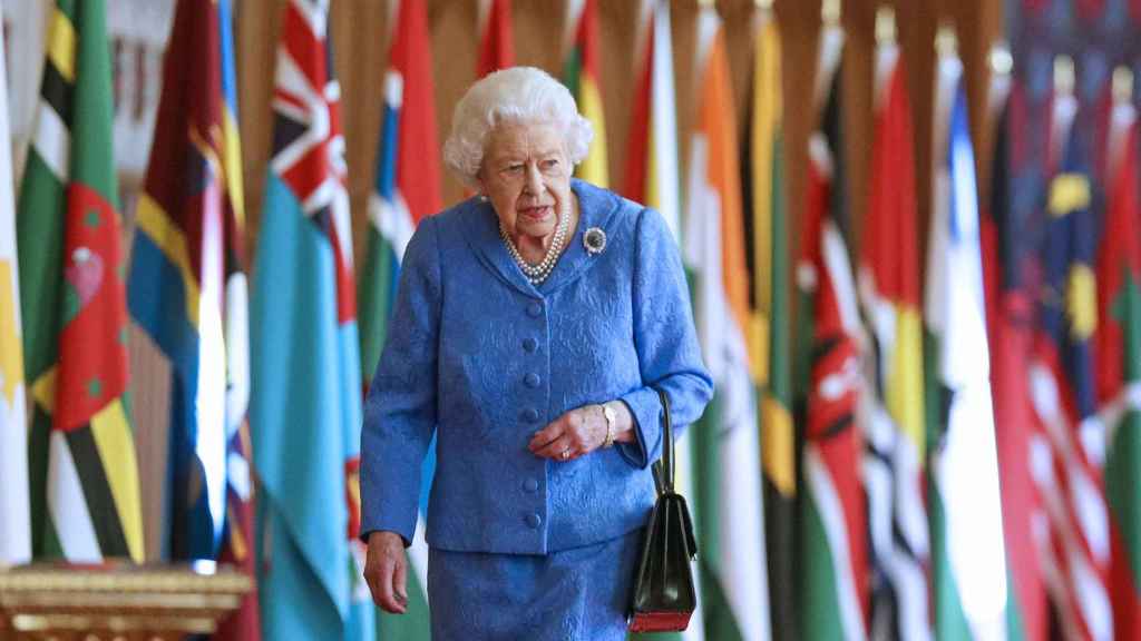 Isabel II en la celebración del Día de la Commonwealth en 2021.