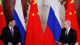 Xi Jinping y Vladimir Putin en Moscú en una imagen de archivo.