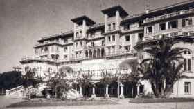 Imagen histórica del Hotel Miramar de Málaga.