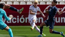 Dani González anotó el gol frente al Baleares. Foto: Albacete Balompié