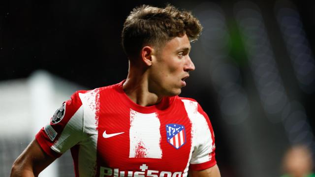 Marcos Llorente, en un partido del Atlético de Madrid de la temporada 2021/2022