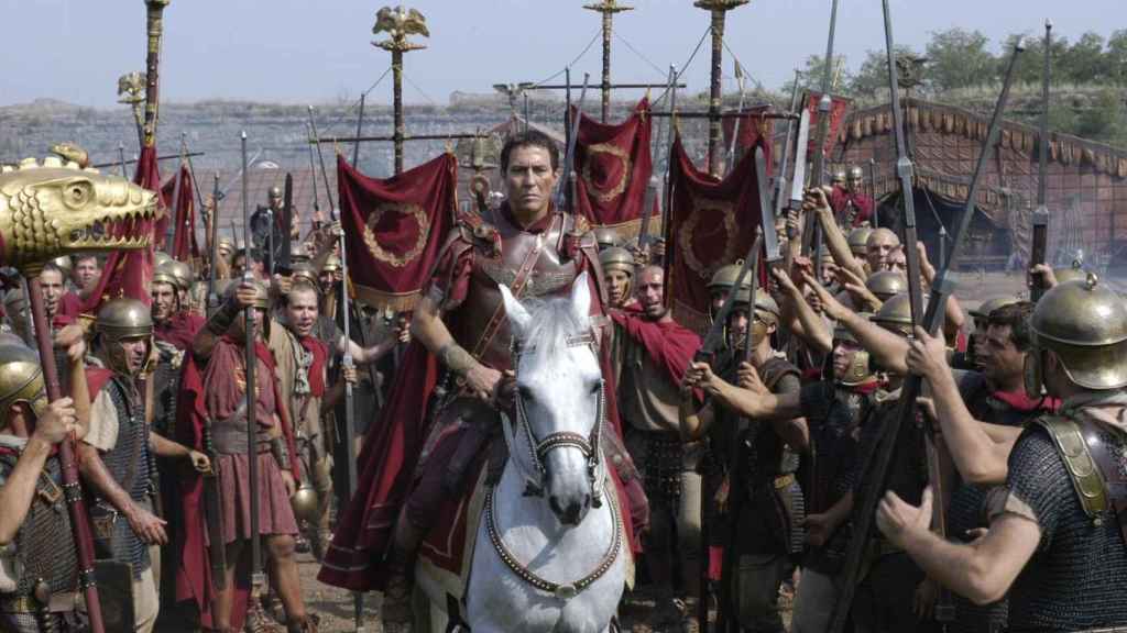 Ciarán Hinds interpretó a Julio César en 'Roma'.