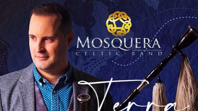 Imagen parcial del cartel de Mosquera Celtic Band en Toledo.