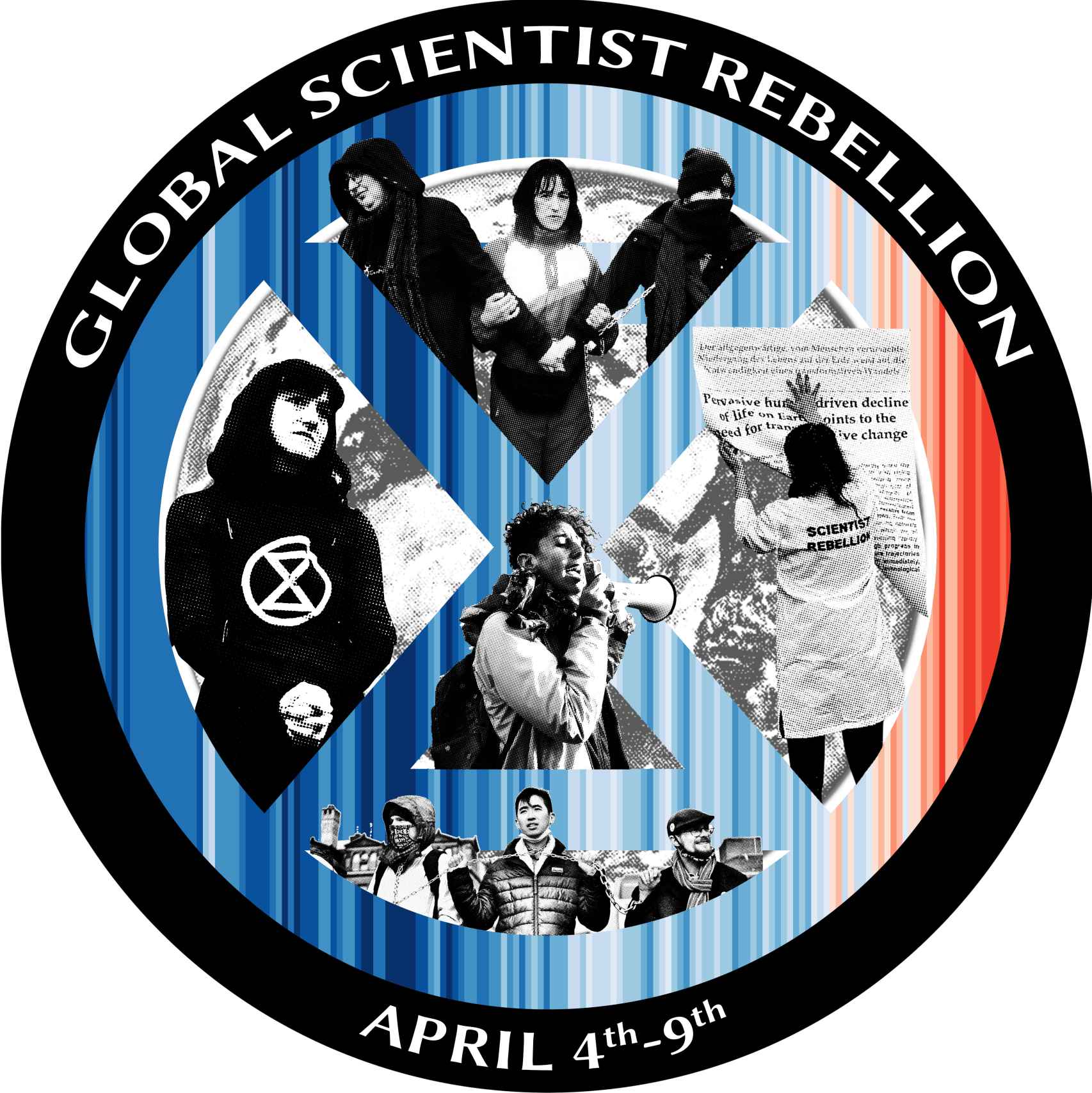 Uno de los logotipos con los que Scientist Rebellion quiere inundar las redes del 4 al 9 de abril
