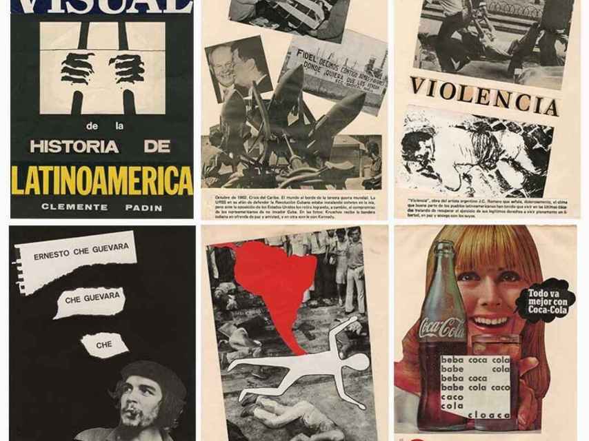 Clemente Padín: 'Enciclopedia visual de la historia de Latinoamérica', 1983