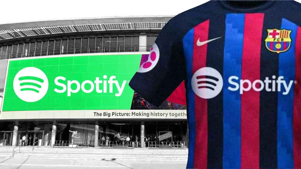 El acuerdo de patrocinio de Spotify y el FC Barcelona