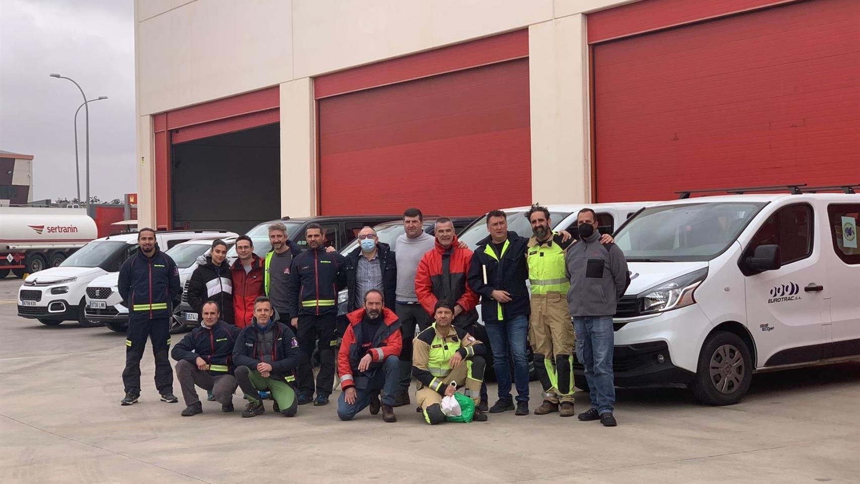 Imágenes del día en Castilla-La Mancha: Bomberos de Cuenca parten hacia la frontera de Ucrania