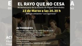 Programación 'El rayo que no cesa' en Alicante.