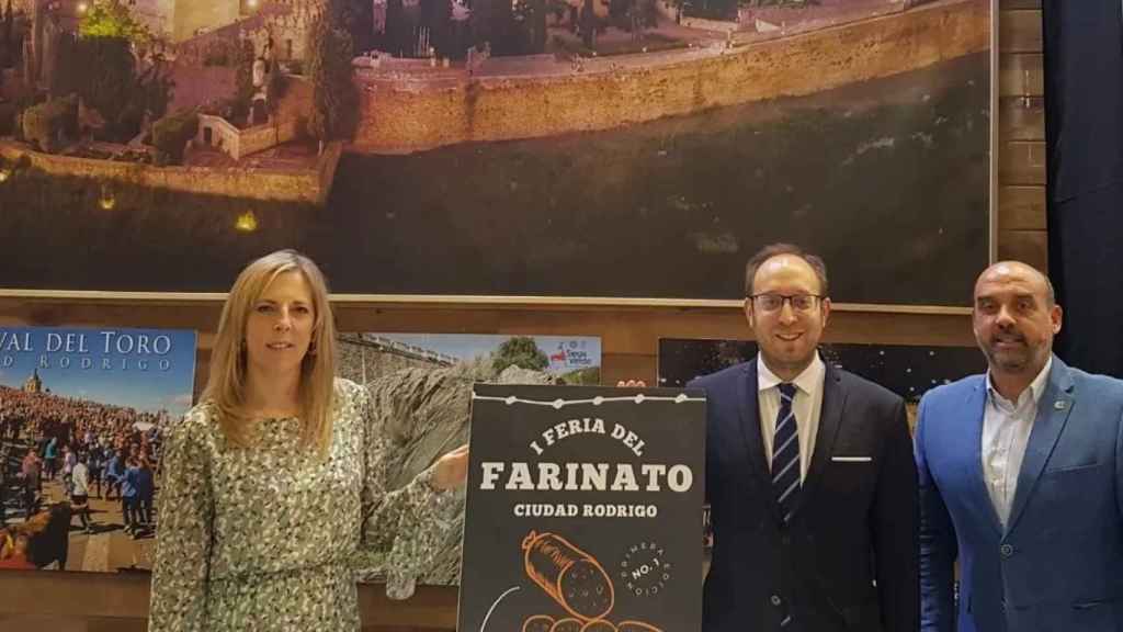 El alcalde, Marcos Iglesias, presenta la I Feria del Farinato de Ciudad Rodrigo