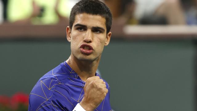 Carlos Alcaraz, en Indian Wells