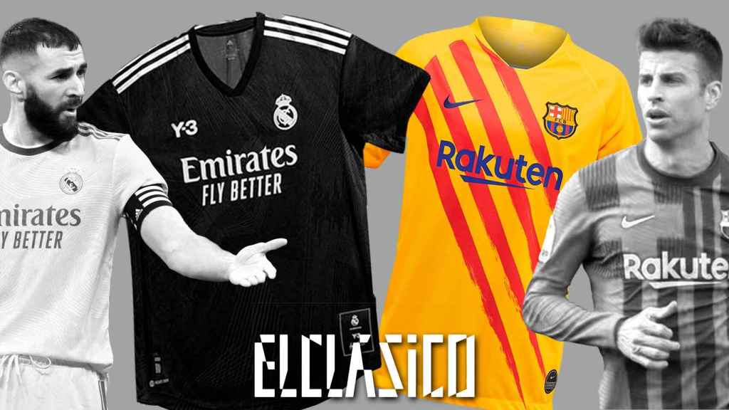 Las camisetas especiales del Real Madrid y el FC Barcelona para El Clásico