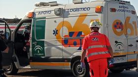 Una ambulancia del servicio de emergencias.