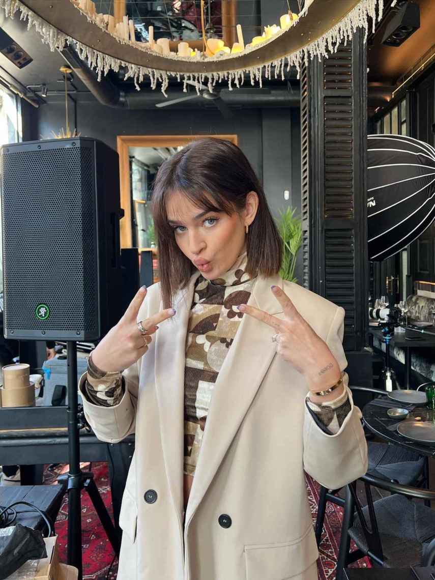 Laura Escanes en su nuevo restaurante en Barcelona.