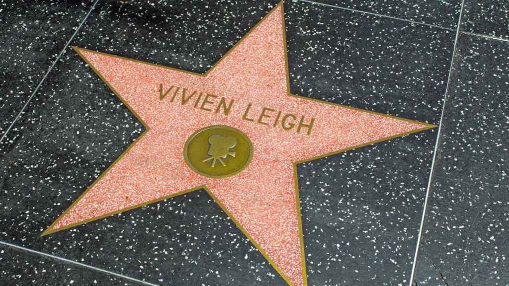 Estrella del paseo de la fama de Vivien Leigh.