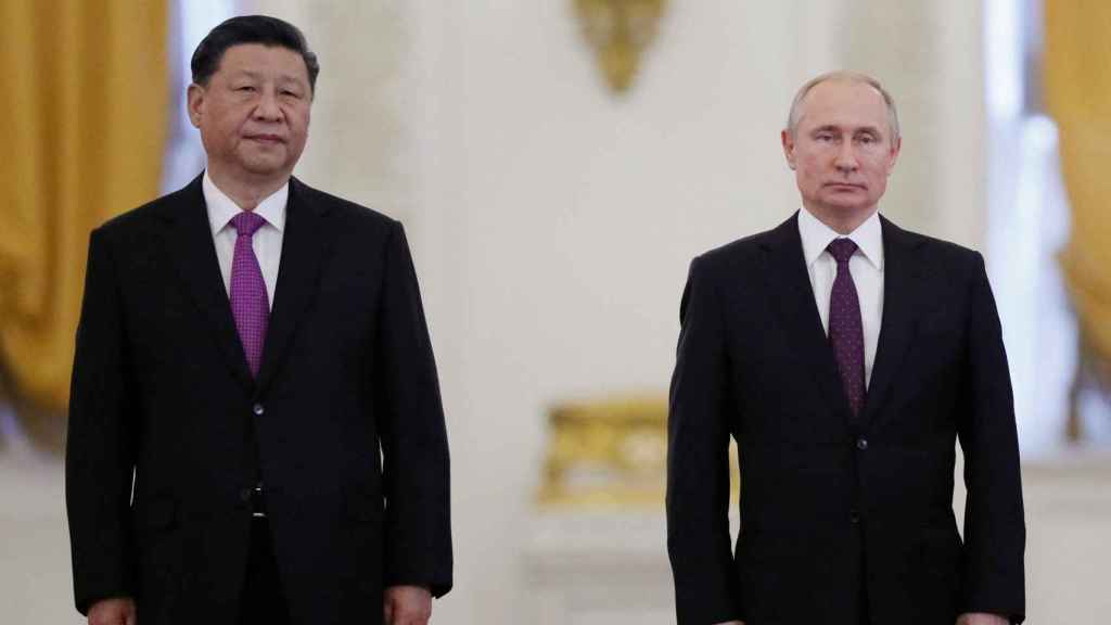 Xi Jinping y Vladímir Putin en junio de 2019.