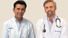 Los doctores Alberto Cuevas y Gustavo de Luiz.