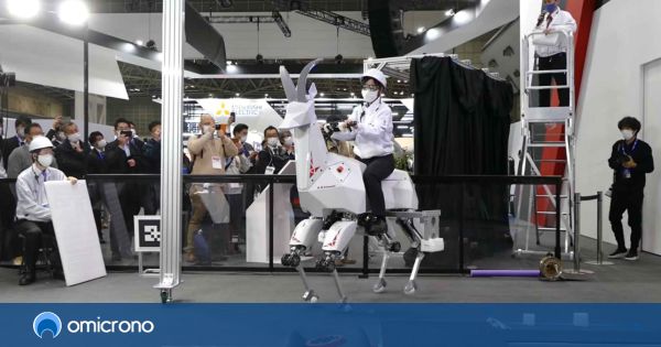 Bex, una capra robot Kawasaki per il trasporto di persone e cose