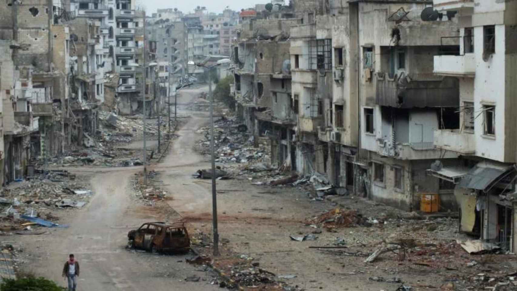 Estado de la ciudad siria de Homs.